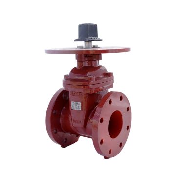 NRS Gate Valve D.I. Body-Flanged 4" 200PSI UL/FM