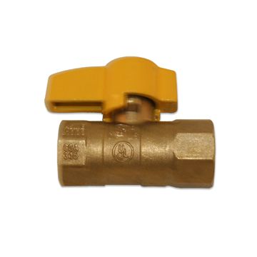 Ball Valve Gas 1/2"IPS FxF T Handle (10/100/43#)AGA/CGA/UL
