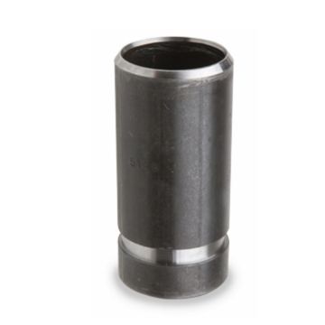 Pipe Nipple Steel Bevel x Groove 1" x 2-1/2 Black