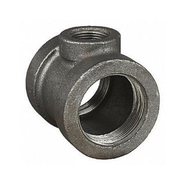 PIPE FITTING Cast Iron Reducing Tee 1¼"x1¼"x1½"(12/24/51#)