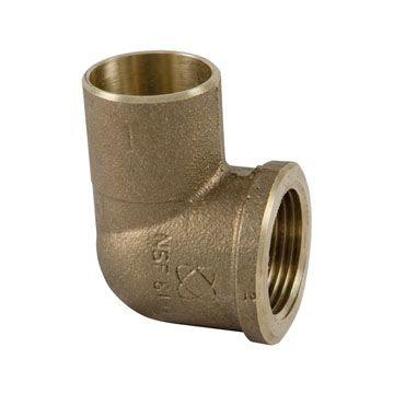 Copper Fitting 3/4" CxFIP 90° Cast Br Elbow (=Nibco 707-3)