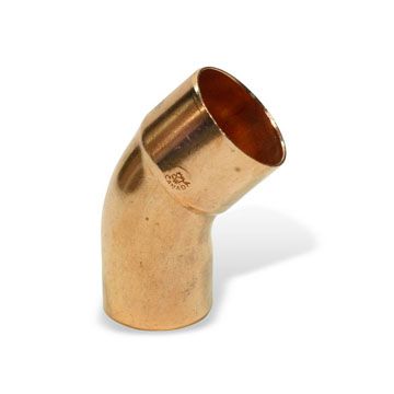 Copper Fitting 1/2" FTGxC(Street) 45 Elbow (=Nibco 606-2)