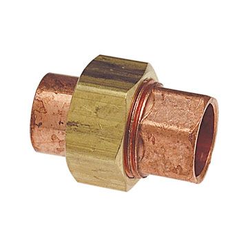 Copper Fitting 1/2" CxC Union (25/250/55#)(=Nibco 633)