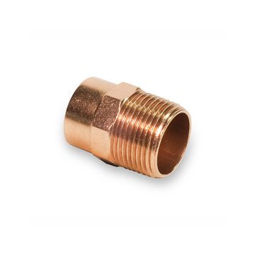 Copper Fitting 1/2" CxM Adapter (=Nibco 604)