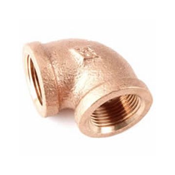 Brass Fitting 1" 90° Threaded Elbow (1/80)