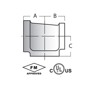 PIPE FITTING Cast Iron Reducing Tee 1½"x1¼"x1¼" (25/57#)