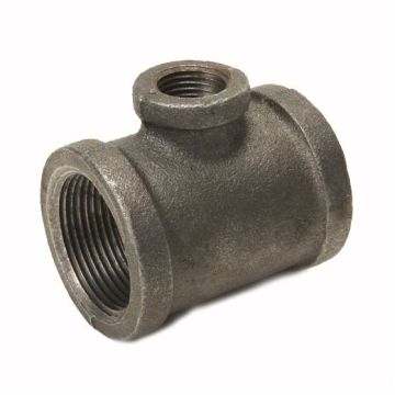 Pipe Fitting Malleable Iron Reducing Tee 3/4" x 3/4" x 1/2"