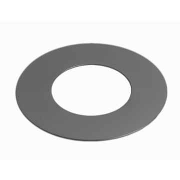 Oops Ring Chrome Steel Escutcheon 4-1/2" OD x 2-3/8" ID