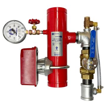 Potter Riser Manifold GROOVED 8" w/Pressure Relief