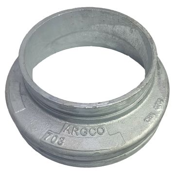 GALVANIZED Grooved Eccentric Reducer 6" x 5"