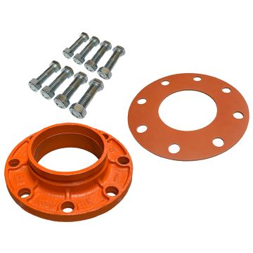 Grooved Flange Adapter Nipple 4" (802) w/Nut Bolt & Gasket Kit