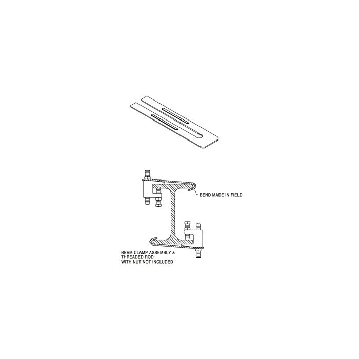 Beam Clamp Slip Lock Retrofit Retaining Strap 6" (100)