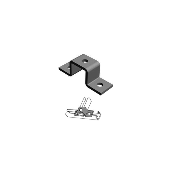 Strut Fitting Channel Support 3 Hole 5-3/8x1-5/8x1-3/4"(U10) Strut Fitting Channel Support 3 Hole 5-3/8x1-5/8x1-3/4"(U10)
