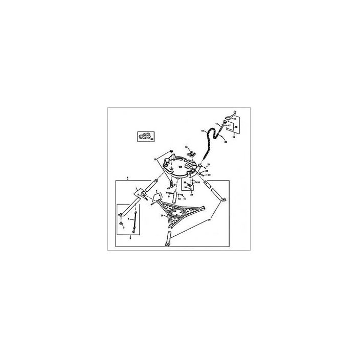 Tri Stand Chain Screw Pin (=41040) Tri Stand Chain Screw Pin (=41040)