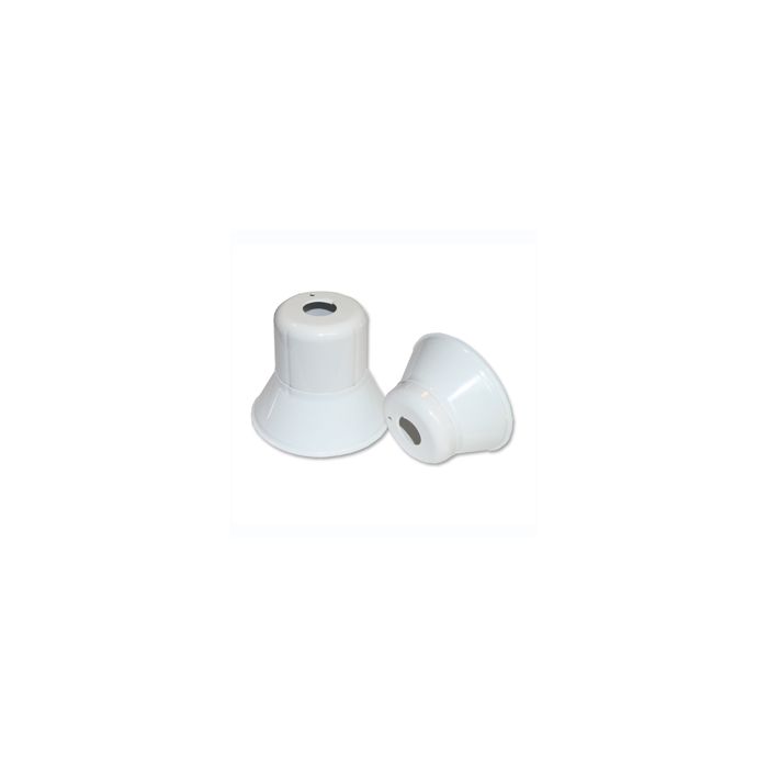 Escutcheon Pendant 2pc Set Std 401 Cup 1/2" & Skirt WH