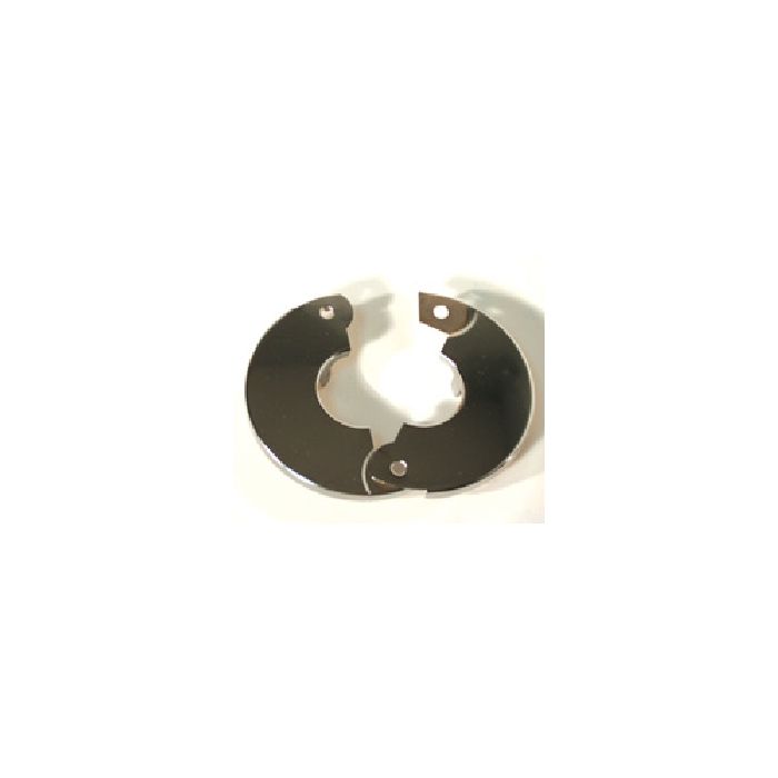 Wall Plate 1/2"OD(3/8CPS)1/4" IPS (F/C) Light Steel CP Wall Plate 1/2"OD(3/8CPS)1/4" IPS (F/C) Light Steel CP
