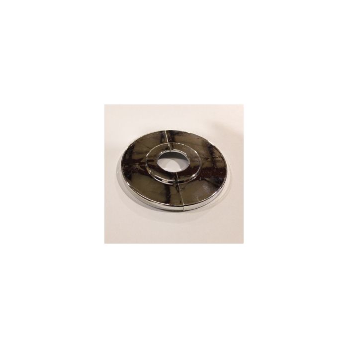 Escutcheon Replacement 1PC Plastic CP Split 1/4" X 1/2"IPS
