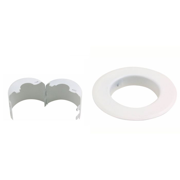 Escutcheon Repl 2PC Steel Split Cup W/Flush Skirt WH 1/2 Escutcheon Repl 2PC Steel Split Cup W/Flush Skirt WH 1/2