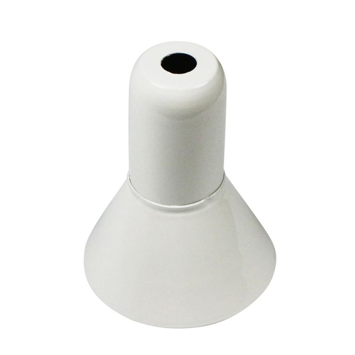 Escutcheon 2PC 399 ALUMINUM WHITE 3/4"IPS(3-3/4" TO 6"Adj)