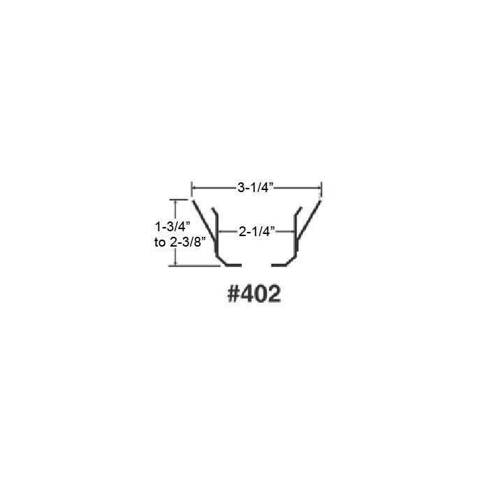 Escutcheon 2PC 402 SS 1/2"IPS,1-1/2"-2-1/4"Adj 3-1/4"Coverge