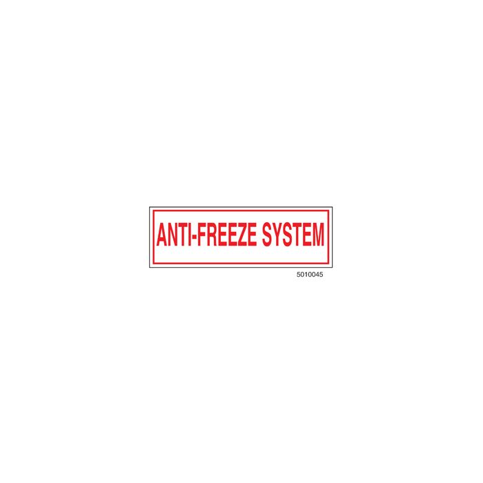 Sign Alum 6x2 Anti-Freeze System (100/1000/22#)
