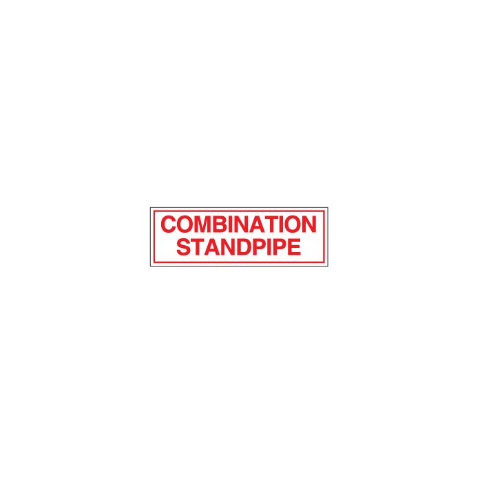 Sign Alum 6x2 Combo Standpipe (100/1000/22#) Sign Alum 6x2 Combo Standpipe (100/1000/22#)