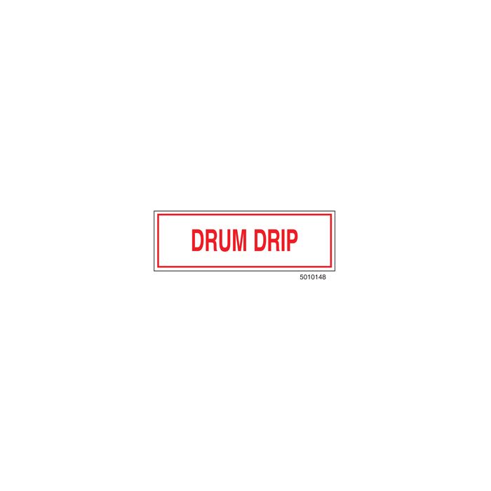 Sign Alum 6x2 Drum Drip (100/1000/22#)
