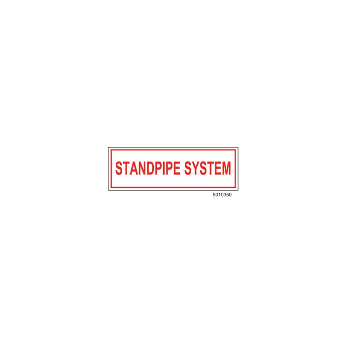 Sign Alum 6x2 Standpipe System (100/1000/22#) Sign Alum 6x2 Standpipe System (100/1000/22#)