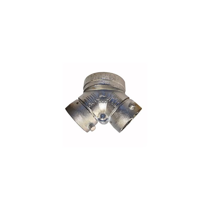 FDC Straight Siamese 4 x 2.5 x 2.5 NPT Rough Brass Chrome PL FDC Straight Siamese 4 x 2.5 x 2.5 NPT Rough Brass Chrome PL
