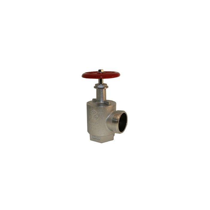 Fire Hose Angle Valve 2-1/2" F(NPT)xM(NST)Chrome Plate (4/44 Fire Hose Angle Valve 2-1/2" F(NPT)xM(NST)Chrome Plate (4/44