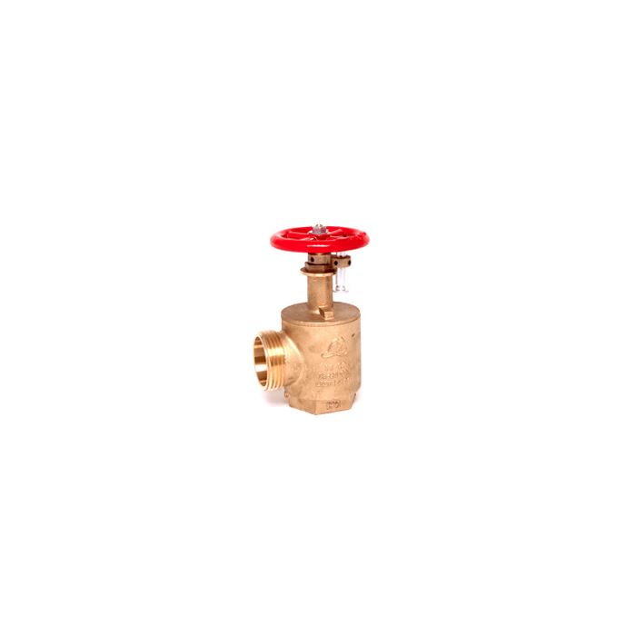 Fire Hose Angle Valve 2-1/2"  Pressure Restricting (4/45#)