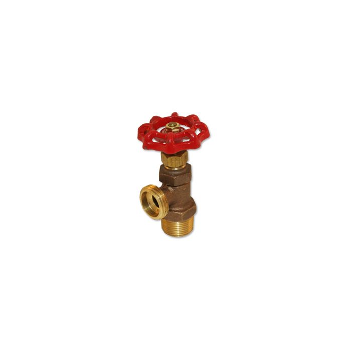 Boiler Drain 1/2"CXC/MIP x 3/4" Hose Straight