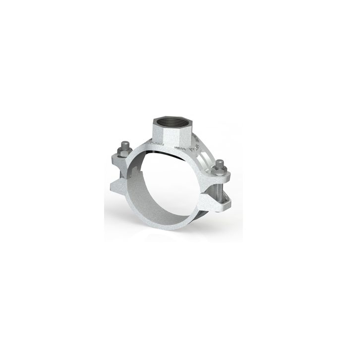 Mechanical Tee 8"x1-1/2" Thread Galv (302G) Mechanical Tee 8"x1-1/2" Thread Galv (302G)