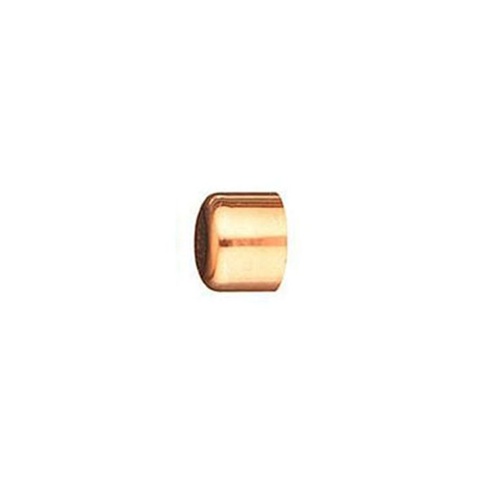 Copper Fitting 1/2" Tube End Cap (100/2500/50#)(=Nibco 617) Copper Fitting 1/2" Tube End Cap (100/2500/50#)(=Nibco 617)