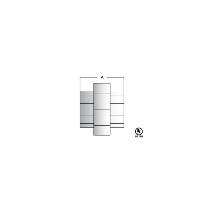 PIPE FITTING Malleable Union ½" (50/100)(=Anvil 463)