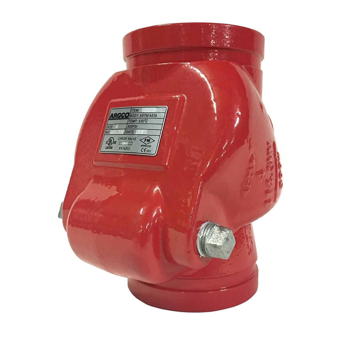 Fire Protection Grooved Check Valve 2
