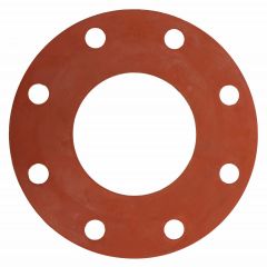 Gasket Pipe Flange Red Rubber Full Face  150# 3-1/2" x 1/8"