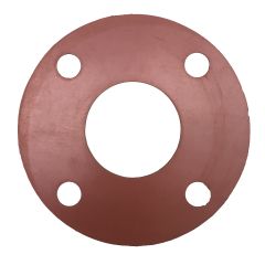 Gasket Pipe Flange Red Rubber Full Face  150# 3" x 1/8"