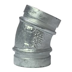GALVANIZED Grooved 22.5 2-1/2" Elbow  (205+)