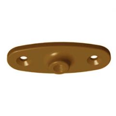 Ceiling Flange 1/2" Copper Color Epoxy Coated w/Bolt Thread