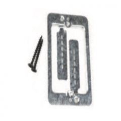 LOW VOLTAGE MOUNTING PLATE WITH SCREWS, 1 GANG