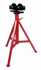 PT Roller Head Pipe Stand 31"-51" Pipe Supports fits 56672