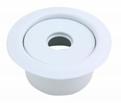 Escutcheon Recessed (Large) WH 1/2" IPS
