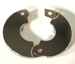 Wall Plate 1/2"OD(3/8CPS)1/4" IPS (F/C) Light Steel CP