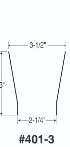 Extended 401 Skirt only 3" Aluminum