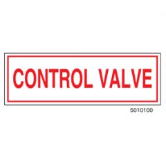 Sign Alum  6x2 Control Valve (100/1000/22#)
