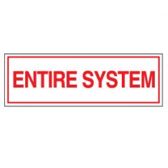Sign Alum  6x2 Entire System (100/1000/22#)