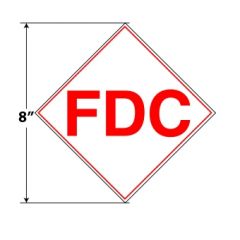Sign Alum 8x 8 FDC (Diamond Shape)