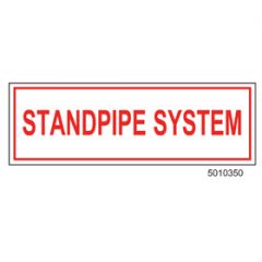 Sign Alum 6x2 Standpipe System (100/1000/22#)