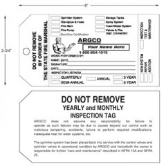 Tag Personalized (1000) FL Inspection Plastic (2-Sided)